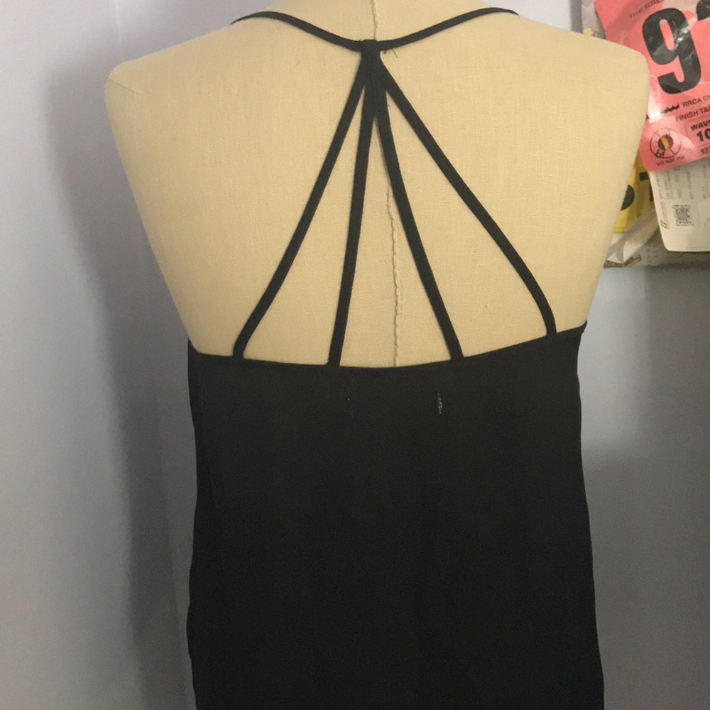 Black tank top